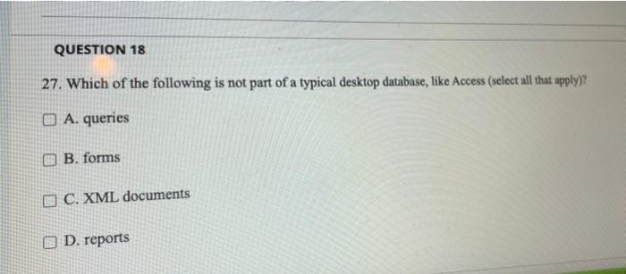 Solved QUESTION 8 Consider the following SQL query. SELECT | Chegg.com
