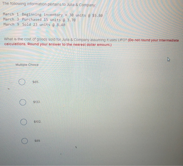 Inventory Records For Marvin Pany Revealed The Chegg 