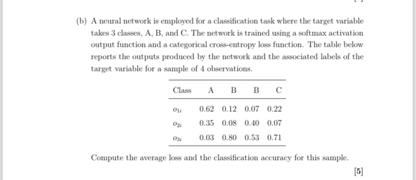 Solved (b) ﻿A neural network is employed for a | Chegg.com