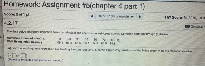 Solved Homework: Assignment #5(chapter 4 Part 1) HW Score: | Chegg.com