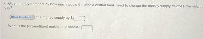 Solved Refer to the table for Moola given below to answer | Chegg.com