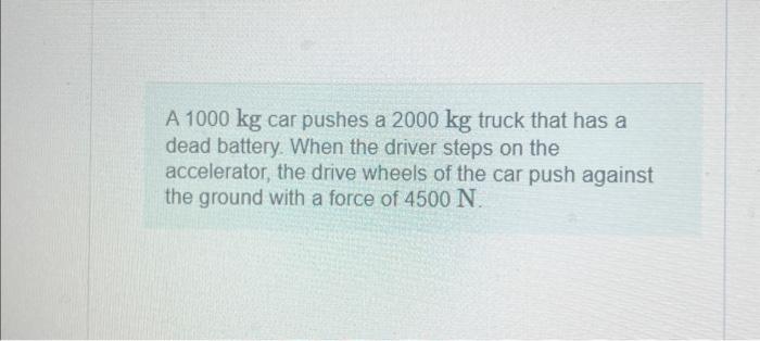 Solved Part A What is the magnitude of the force of the car | Chegg.com