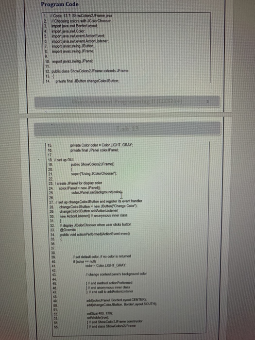 Solved Task Explanation: The programs in this section does | Chegg.com