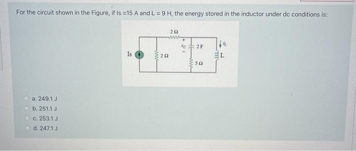 Solved For the circuit shown in the Figure, if Is =15 A and | Chegg.com