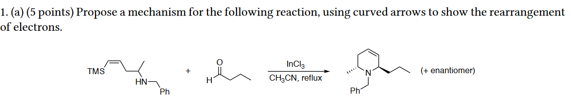 Solved A Points Propose A Mechanism For The Chegg Com