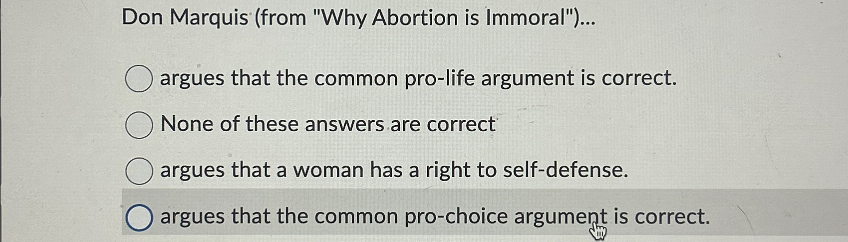 Solved Don Marquis' (from \