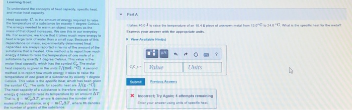 Solved Part A (in case its too small to read):It takes 46.0 | Chegg.com