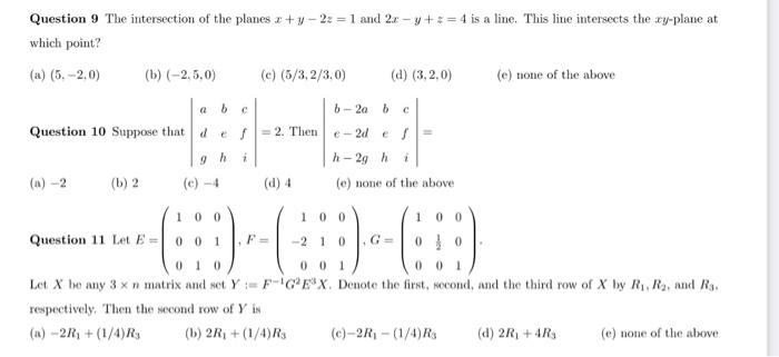 Solved Question 6 Let A−1=(123−5). Then (−21AT)−1= (a) | Chegg.com