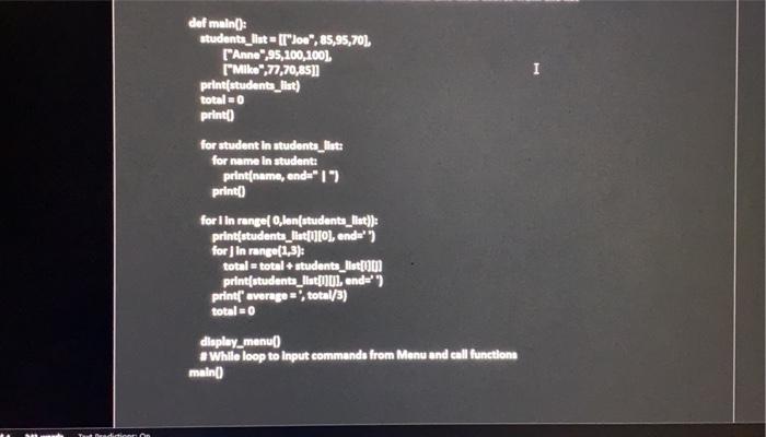 Solved hi i have almost most of the source code right, i | Chegg.com