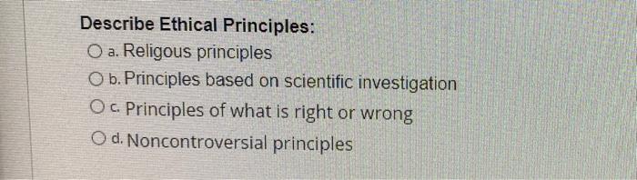 Solved 24 According to the guide to ethical decision making, | Chegg.com