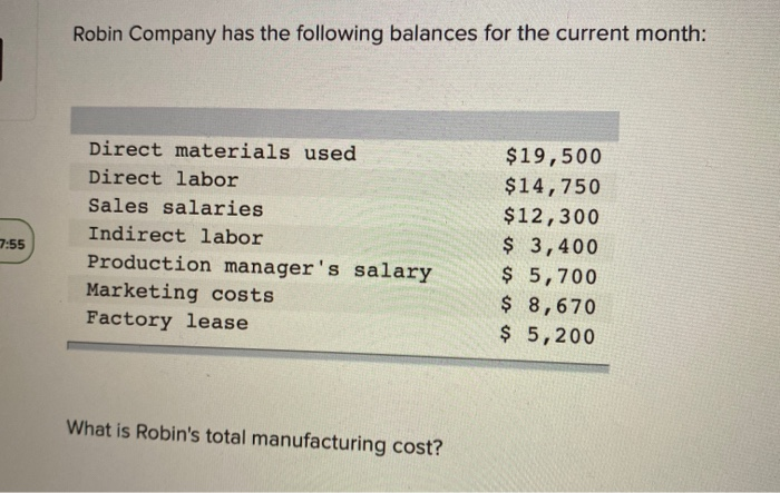 solved-robin-company-has-the-following-balances-for-the-chegg