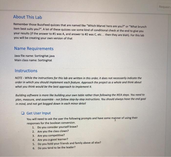 Solved code in java. please do not copy similar code from | Chegg.com