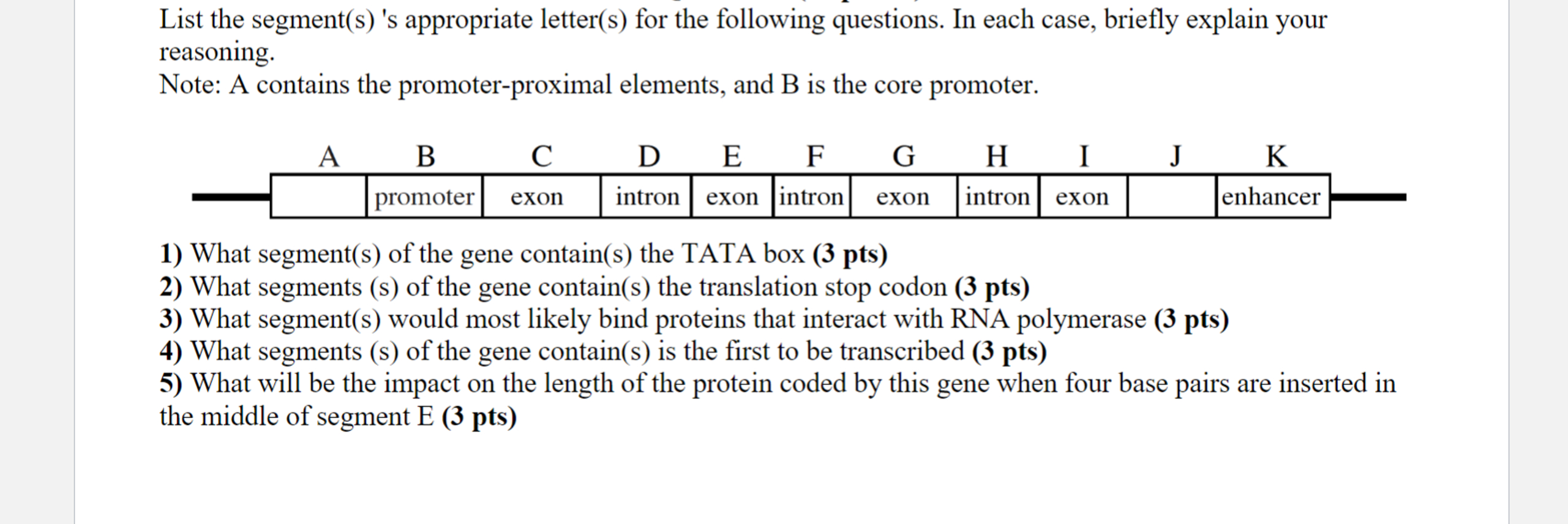 Segments S Solved List the segment(s) 's appropriate letter(s) for the | Chegg.com