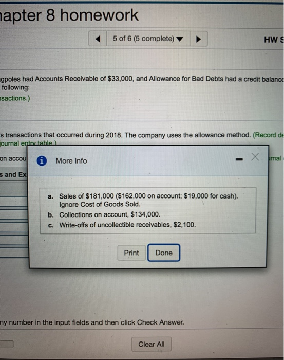 Solved Homework: Chapter 8 homework Score: 0 of 10 pts 5 of | Chegg.com