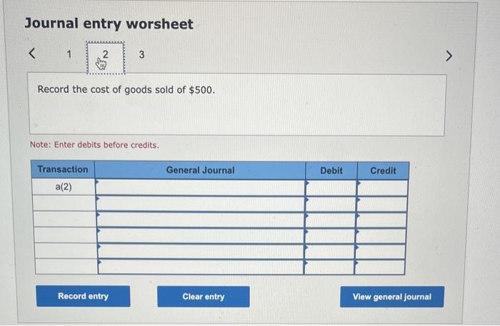 Solved Inventory that cost $500 is sold for $700, with terms