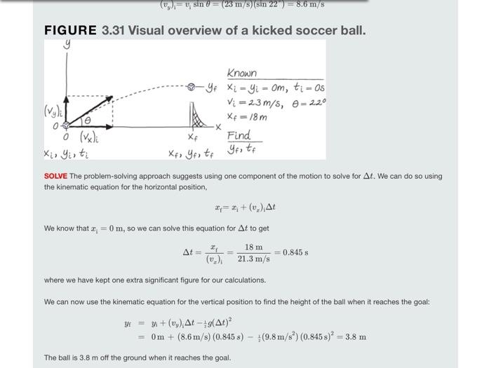 Solved 3 10 A Free Kick In A Soccer Free Kick A Player K Chegg Com