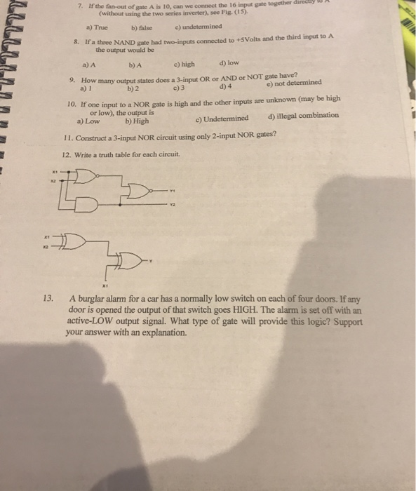 Doors in Series and Gates in Series