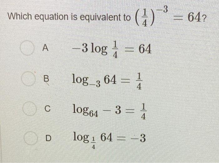 Solved Which of the following is equivalent to the equation | Chegg.com