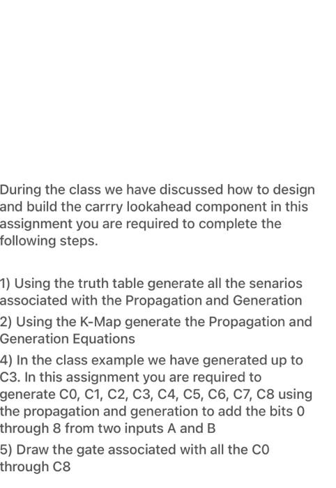 Solved During the class we have discussed how to design and | Chegg.com