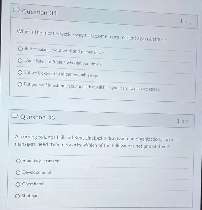 Solved Question 34 1 pts What is the most effective way to | Chegg.com