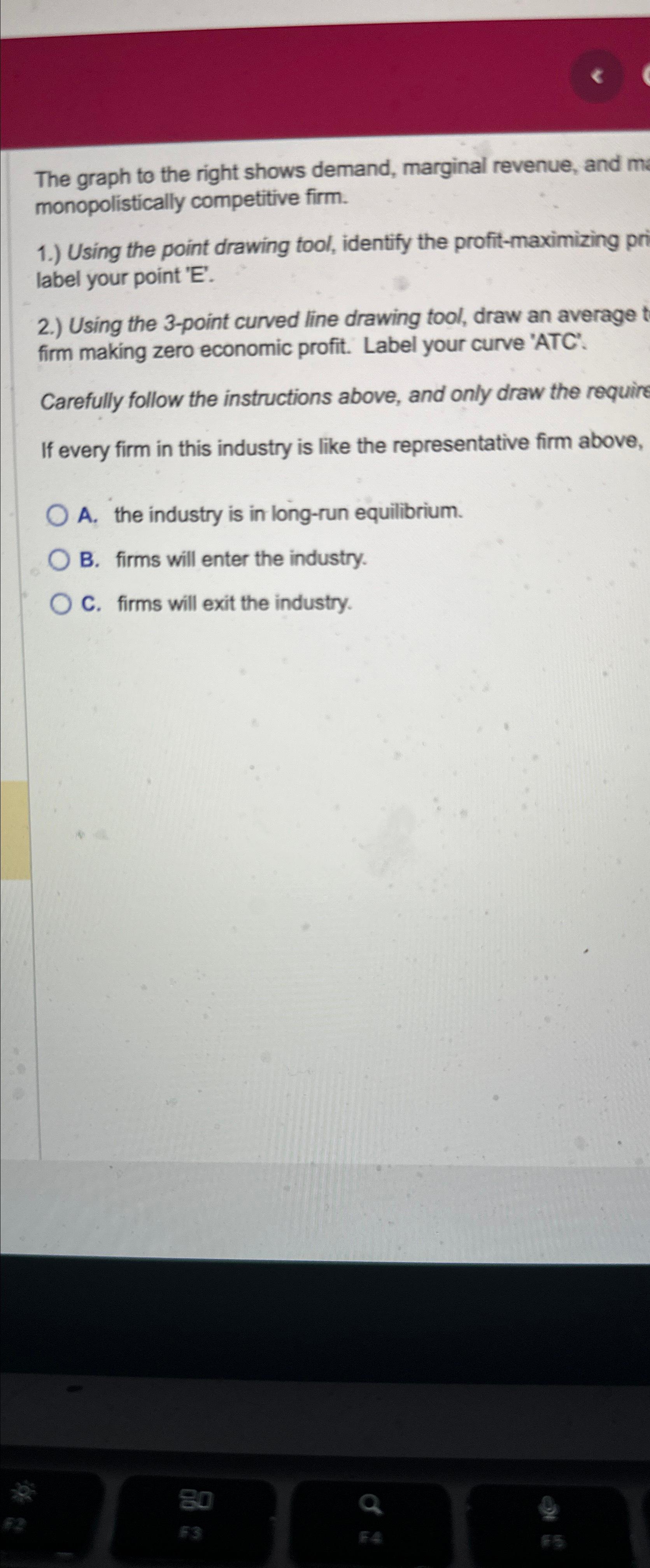 Solved The graph to the right shows demand, marginal | Chegg.com