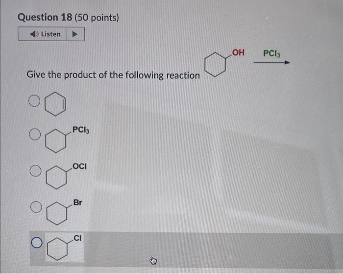 Solved Give The Product Of The Following Reaction PCl3 | Chegg.com