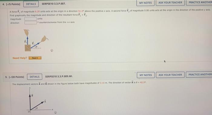 Solved Two points in the xy plane have Cartesian coordinates | Chegg.com