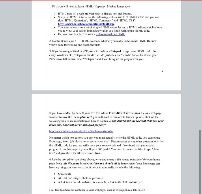 solved-1-first-you-will-need-to-learn-html-hypertext-chegg