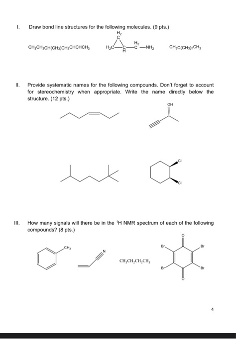 Solved 1 Draw Bond Line Structures For The Following Chegg Solved 1 Draw Bond Line Structures For The Following Chegg