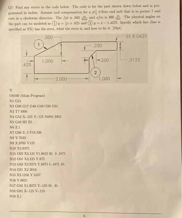 Solved Q7: Find any errors in the code below. The code is | Chegg.com