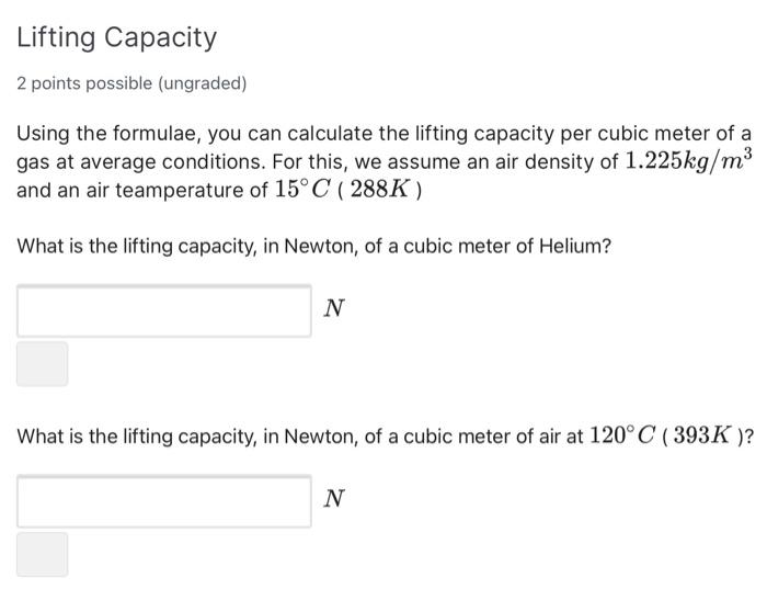 Solved hi there, i have learned the basic concept of lift | Chegg.com