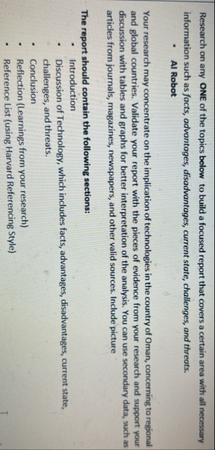 Solved Research on any ONE of the topics below to build a | Chegg.com