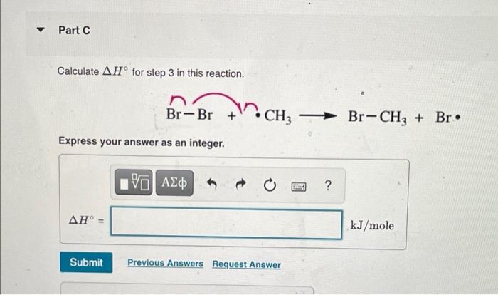 Solved Using Bond-dissociation Enthalpies, Calculate The | Chegg.com