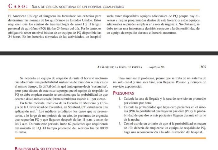 El American College of Surgeons ha formulado los criterios para suele tener disponibles equipos adicionales de PQ porque hay