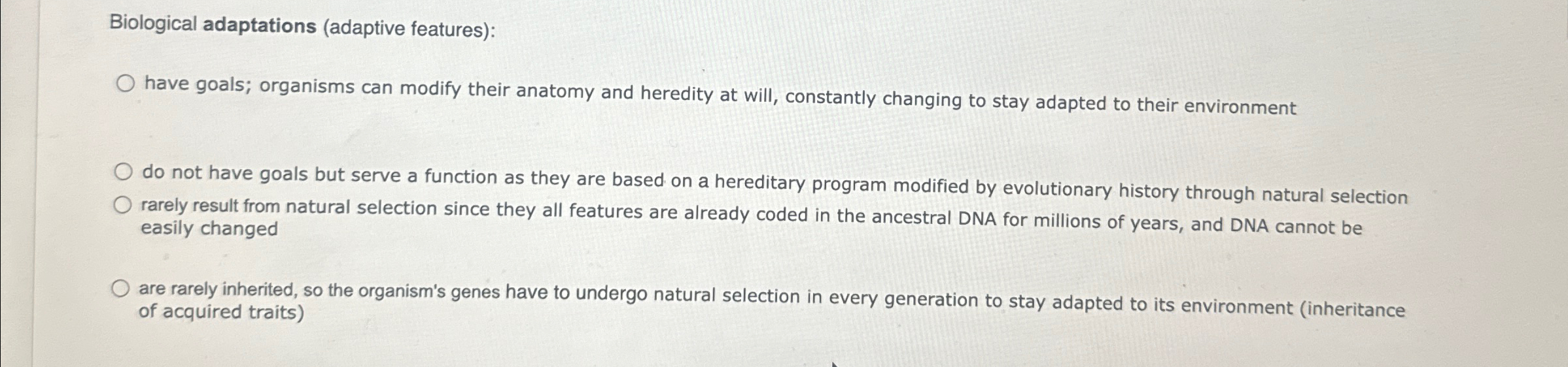 adaptive features of organisms in terrestrial habitat