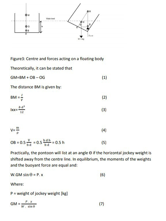 Solved EXPERIMENT 2 METACENTRIC HEIGHT 1. AIM To determine
