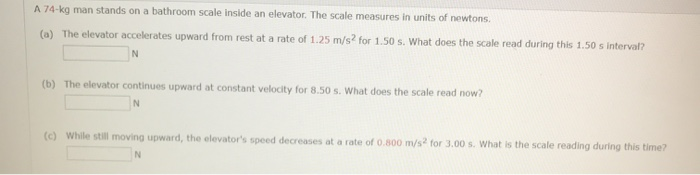 a bathroom scale reads