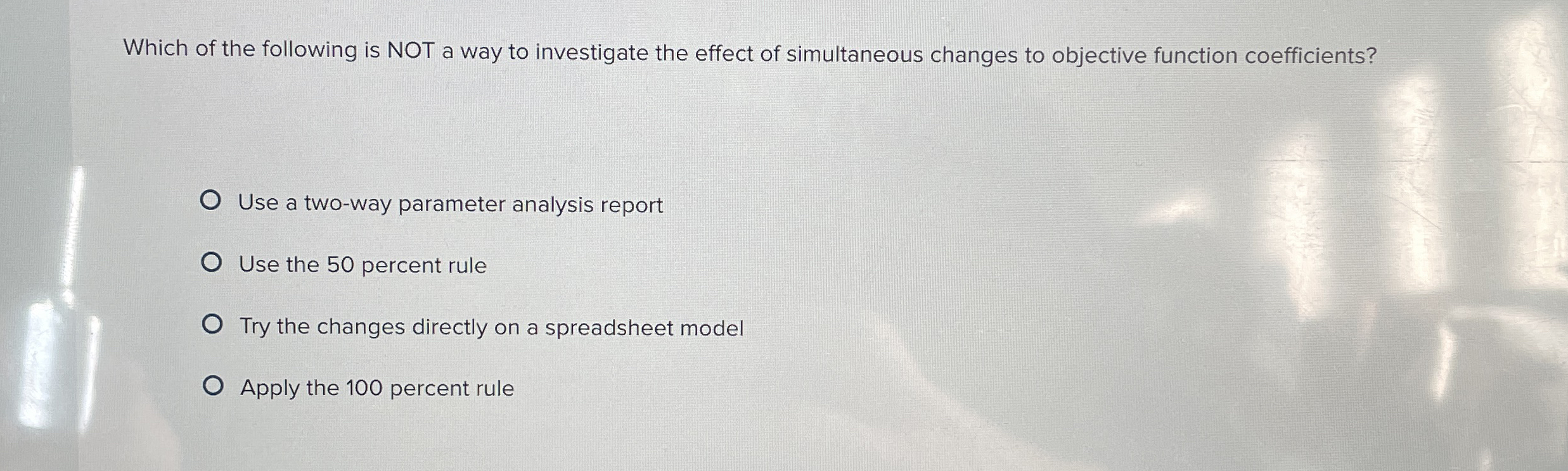 Solved Which of the following is NOT a way to investigate | Chegg.com