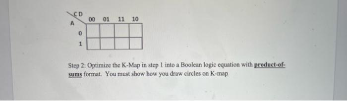 Solved Given Four Inputs A, B, C, And D, Design The Logic | Chegg.com