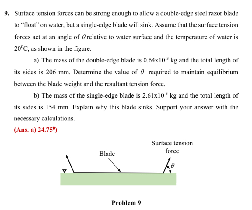 Solved Surface tension forces can be strong enough to allow | Chegg.com