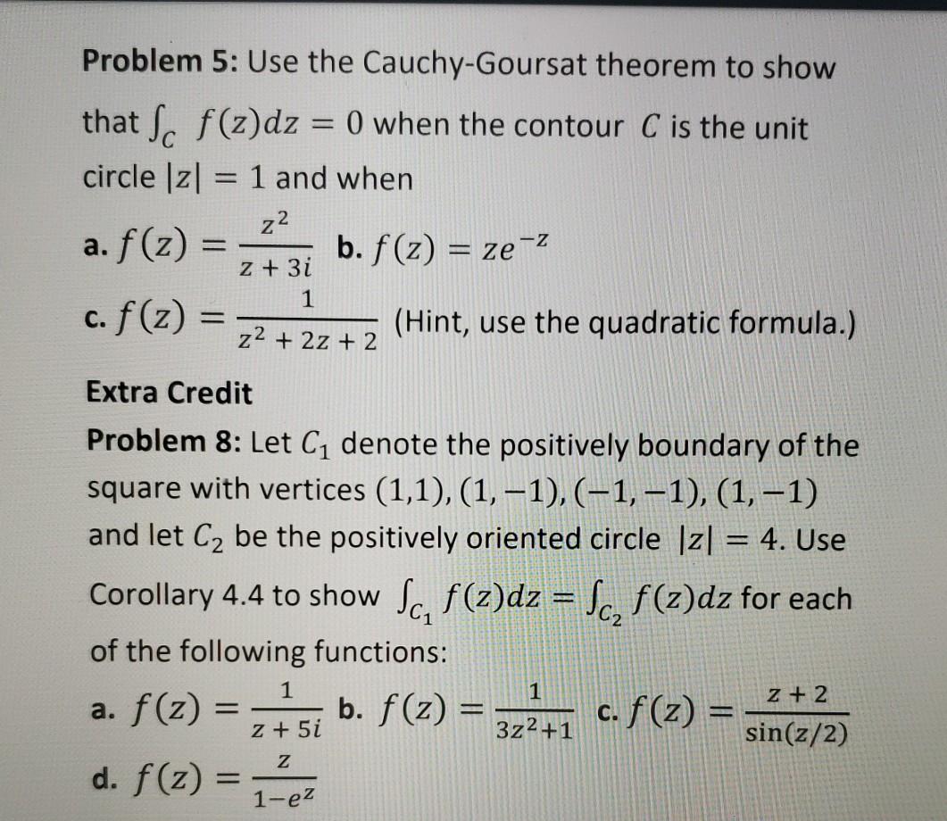 Solved = Problem 2. Assume that f is analytic in the simply | Chegg.com