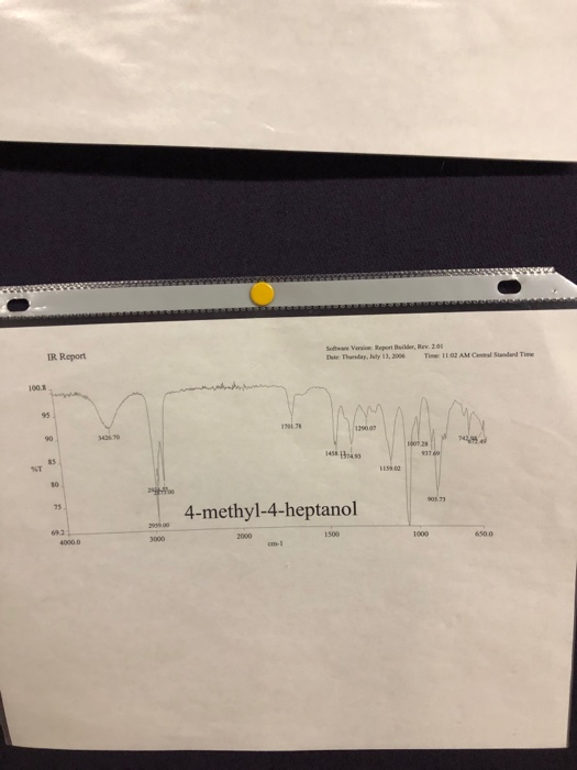 Solved could you help me identify the peaks in the obtained | Chegg.com