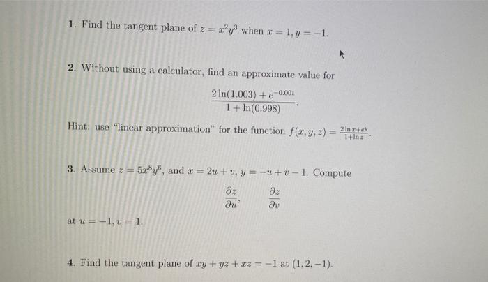 Tangent 2024 plane calculator