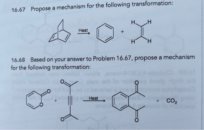 Solved 16.67 Propose A Mechanism For The Following | Chegg.com