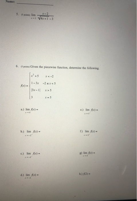 Homework 1 piecewise functions worksheet image