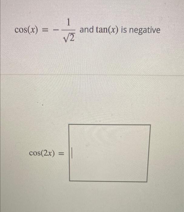 cos to the power of negative 1