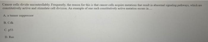 Solved can you please explain why each answer is wromg and | Chegg.com