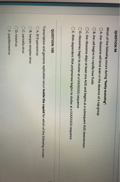 Solved QUESTION 99 Which of the following occurs during | Chegg.com