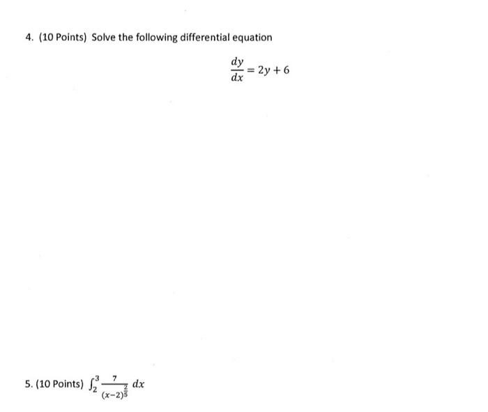 Solved Please Solve both 4 and 5 with all the required steps | Chegg.com