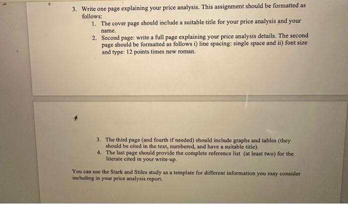 market research assignment 3